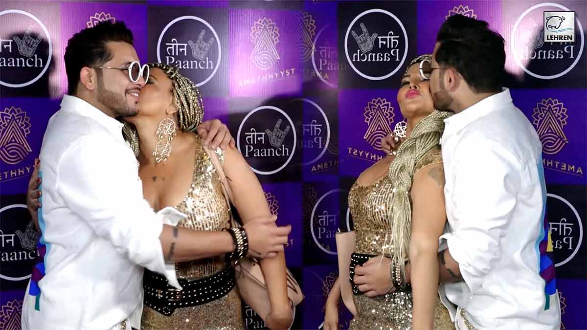 Nishant Bhat & Rakhi Sawant Kiss Each Other At His Birthday Bash
