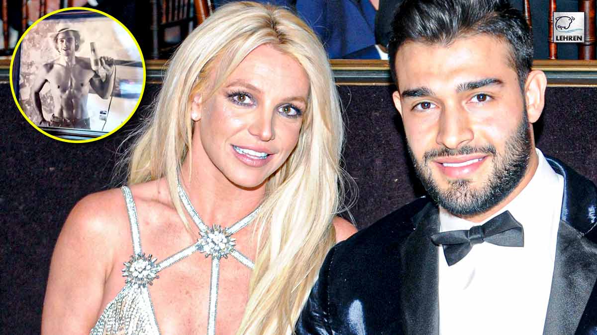 Sam Asghari Reveals Britney Spears Has Framed Photo Of Brad Pitt