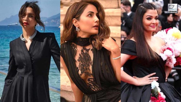 After Deepika And Aishwarya Hina Serves Her Black Look From Cannes (1)