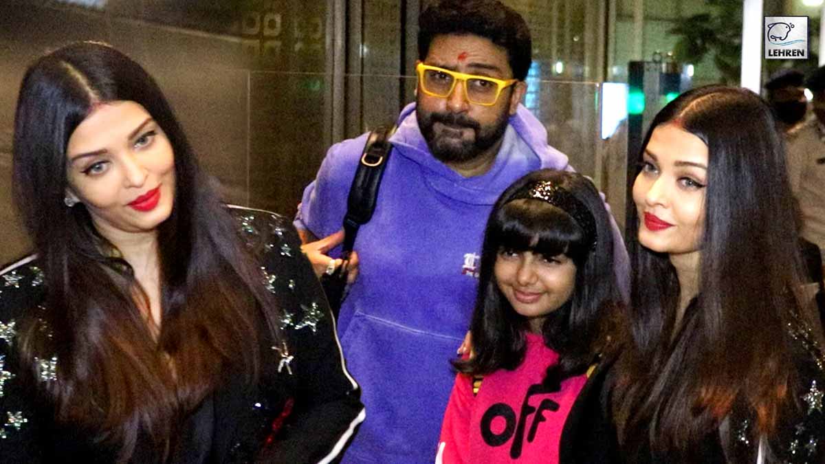 Aishwarya Rai, Abhishek Bachchan and Aaradhya all set for a family