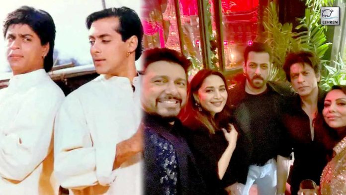 Bollywood's Karan-Arjun, Salman & Shahrukh Khan Reunite At KJo's Birthday Party