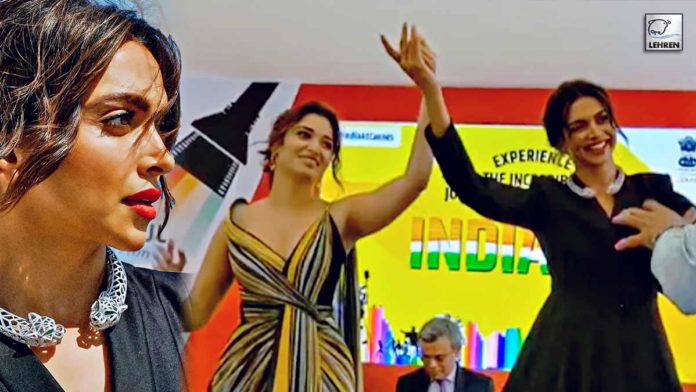 Deepika Dances On Ghoomar At Cannes