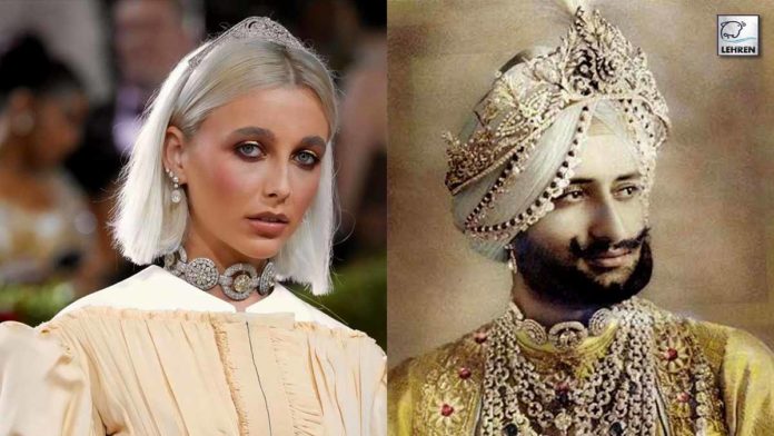 Emma Chamberlain Criticized For Wearing Maharaja Of Patiala's Choker