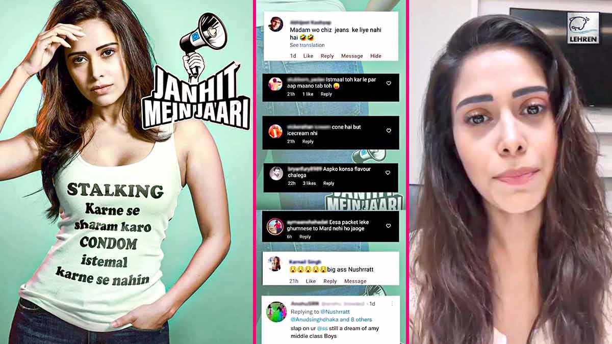 Nushrratt Bharuccha Gets Trolled For Promoting Condoms, Shares Obscene Comments In New Video