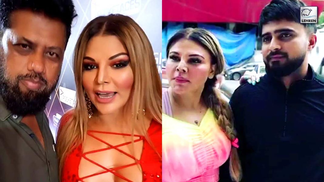 Rakhi Sawant Gives Virtual Kisses To New Boyfriend In Front Of Paparazzi