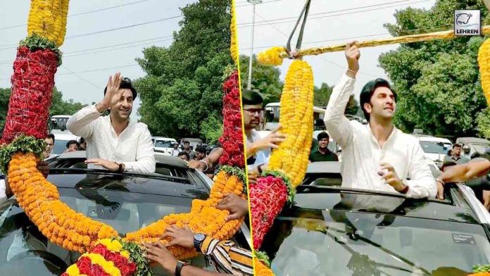 Ranbir Kapoor Receives Grand Welcome In Vishakhapatnam