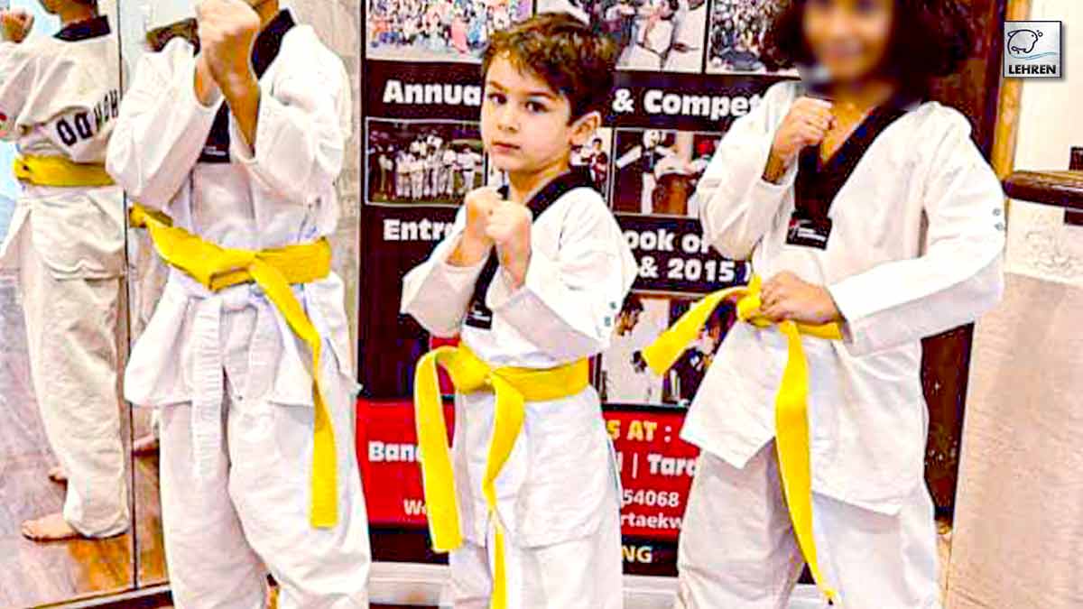 Taimur Ali Khan Is Promoted To Yellow Belt In Taekwondo Poses For The Paps