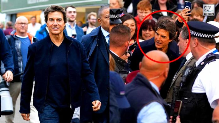 Tom Cruise Is Mobbed By Eager Fans