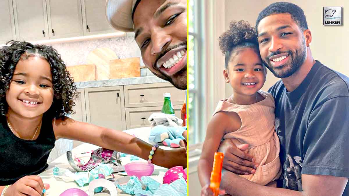 Tristan Thompson Spends Quality Time With Daughter True