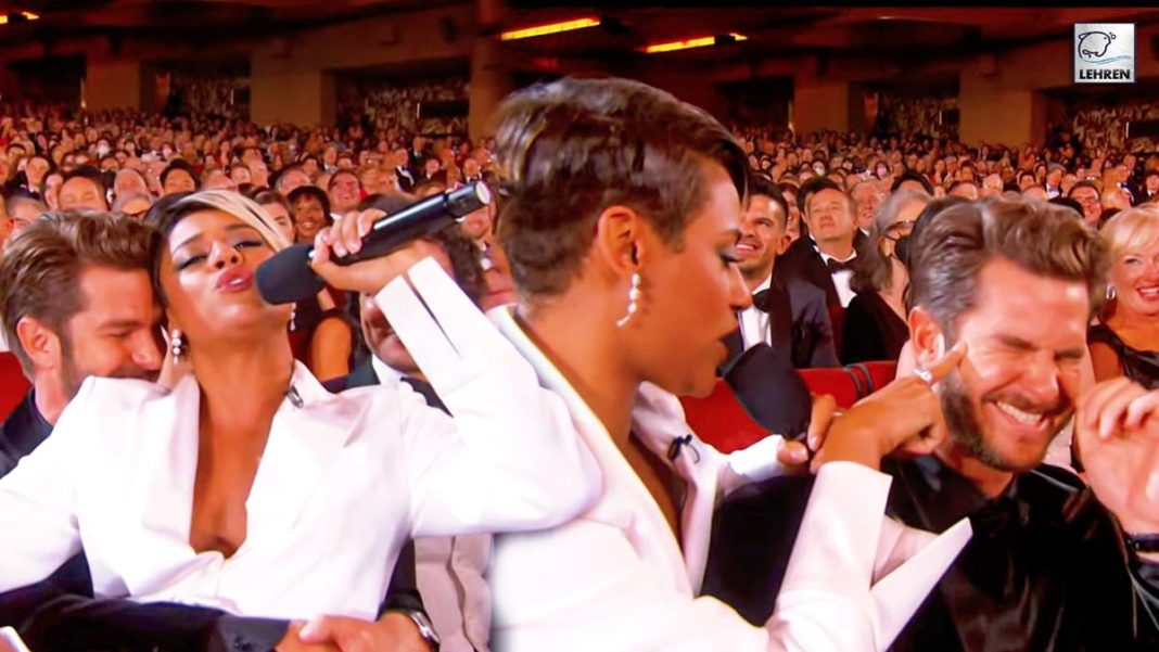 Ariana DeBose Sings From Andrew Garfield's Lap At 2022 Tony Awards