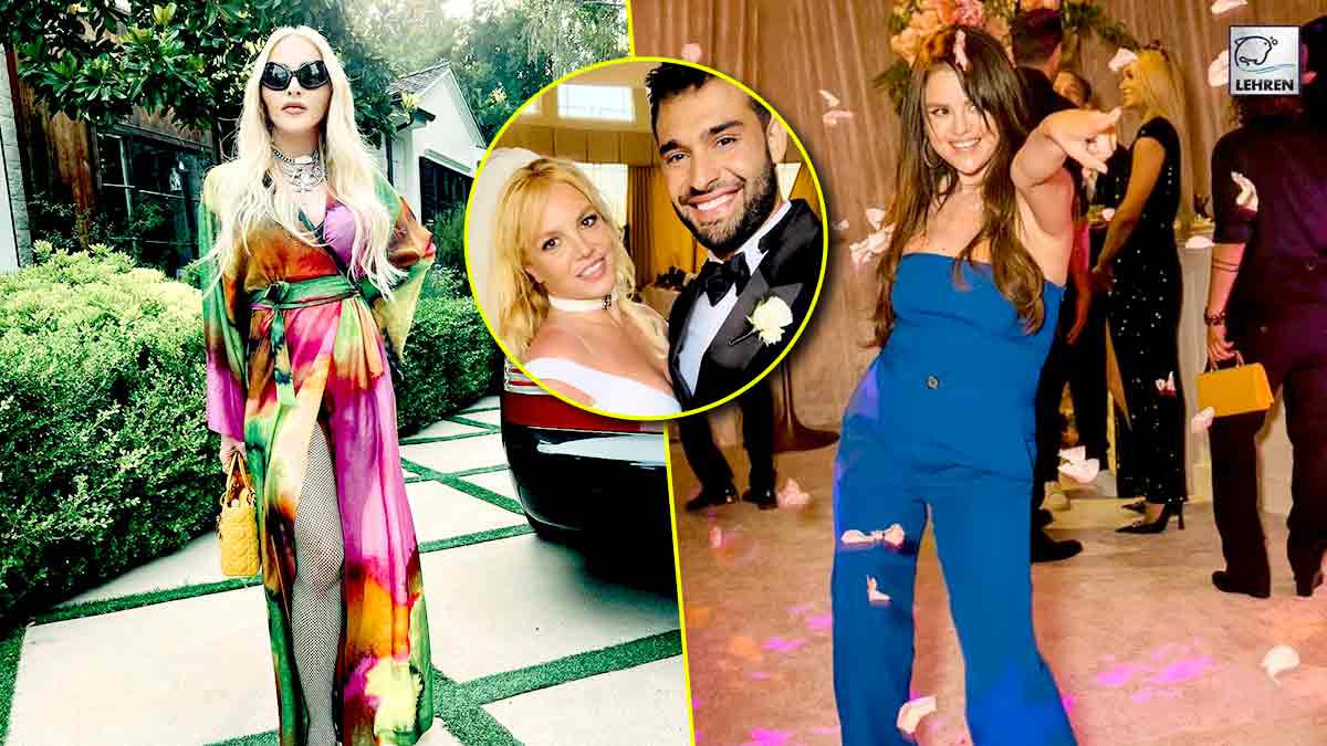 Madonna And Selena Gomez Fell Down During Britney Spears Wedding