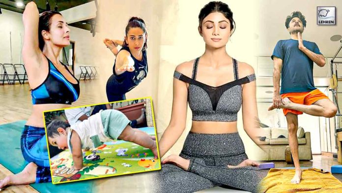 Malaika Arora To Sjilpa Shetty Here How Bollywood Celebs Celebrated Yoga Day