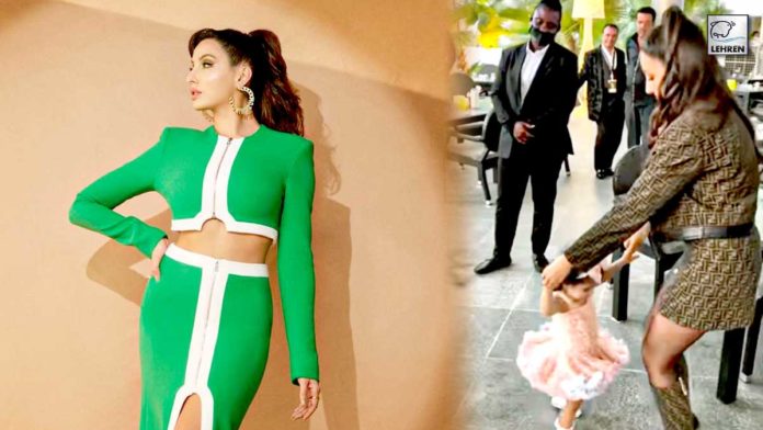 Nora Fatehi Dances With A Little Girl In Abu Dhabi; Watch The Cute Video