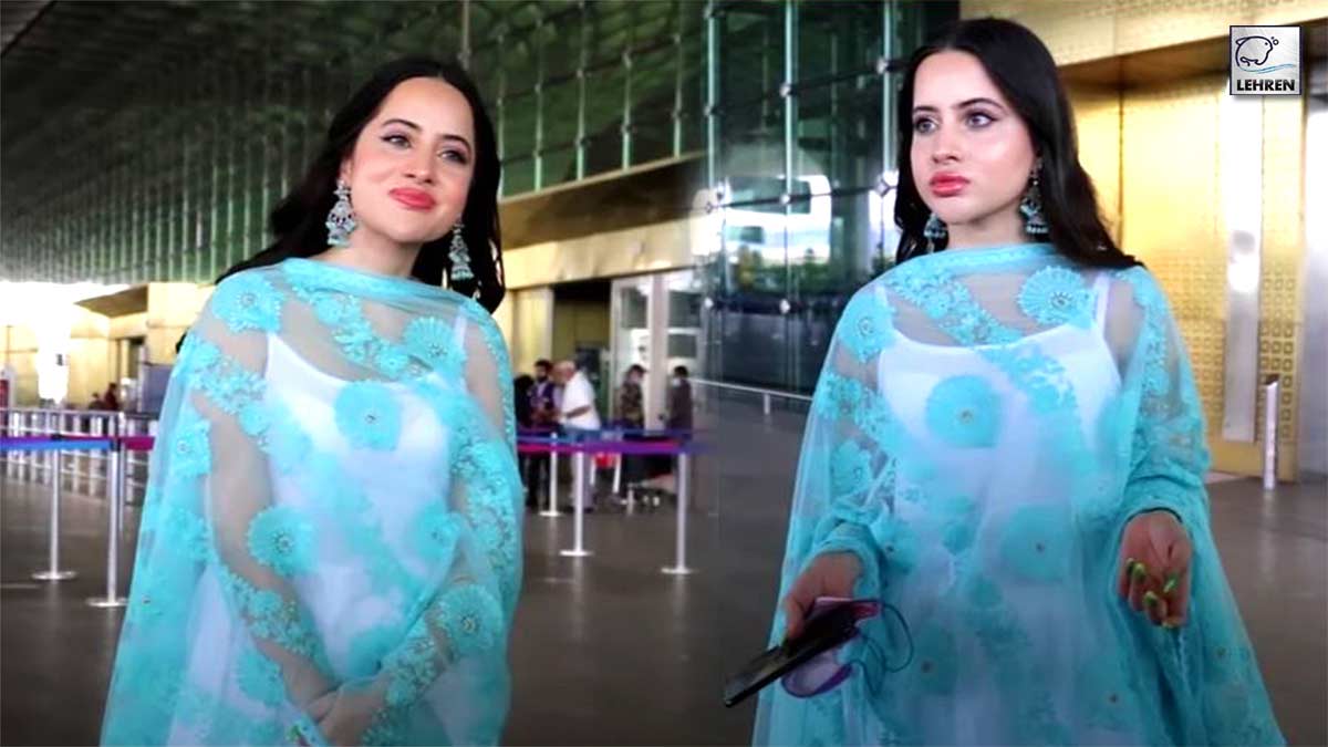 Urfi Javed Wears Suit At Airport Says Periods Day 1