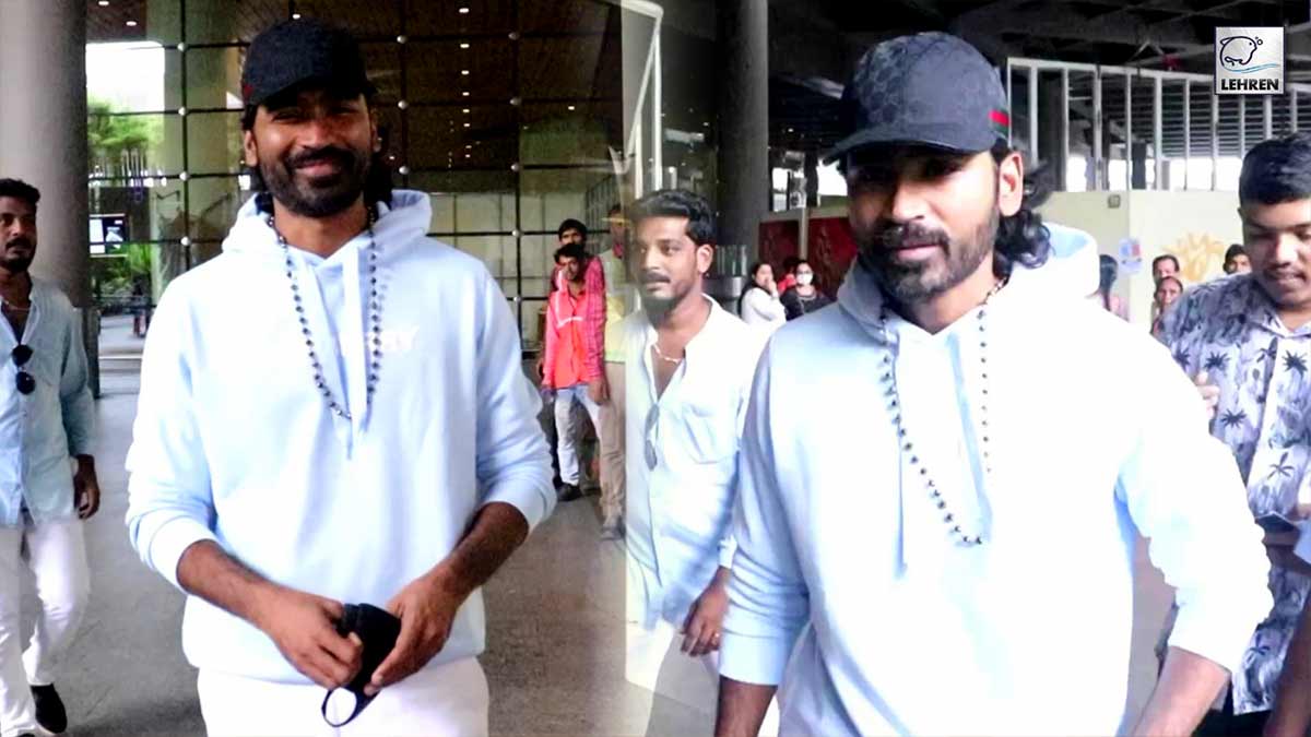 Fans Get Super Excited To See The Gray Man Actor Dhanush At Mumbai Airport