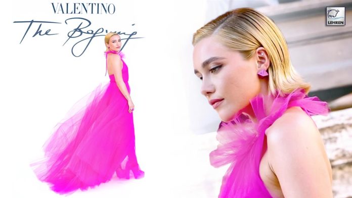 Florence Pugh Reacts To Trolls About Her Sheer Valentino Dress