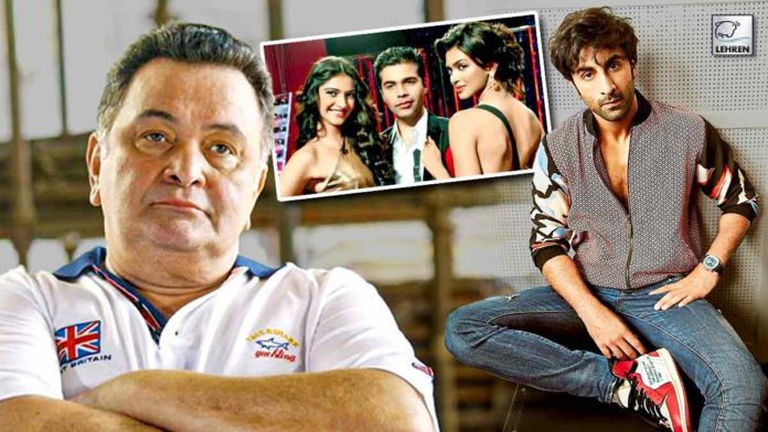 Karan Johar Reveals Rishi Kapoor Was Upset Over Deepika And Sonam Comment On Ranbir
