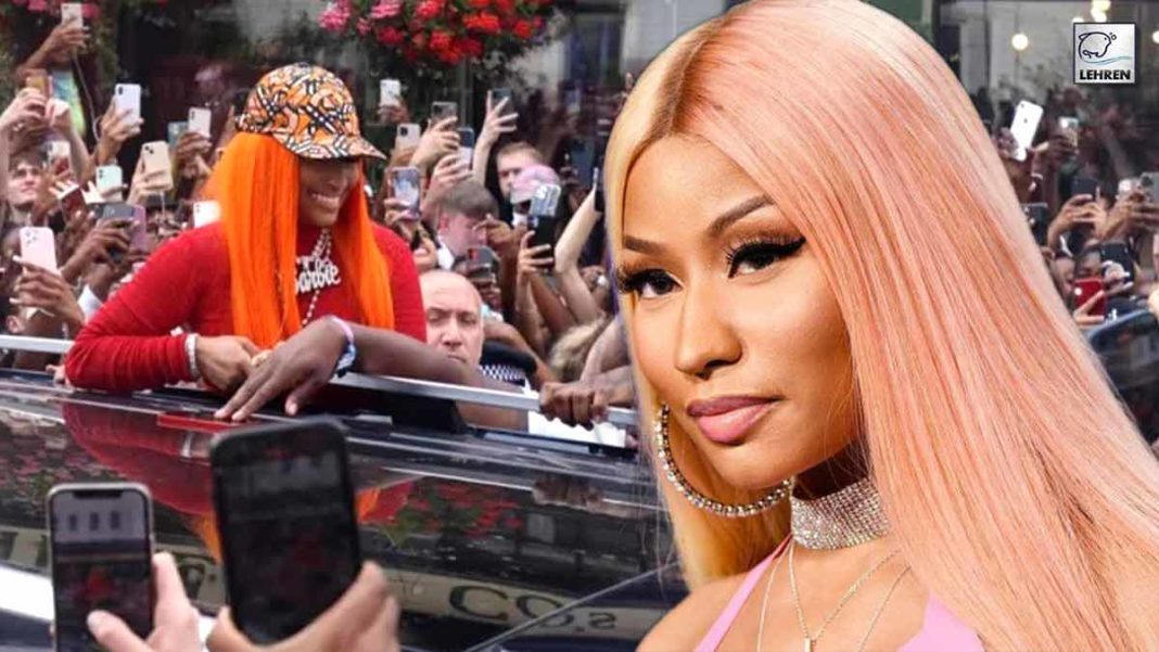 Nicki Minaj Bombarded By Fans In England