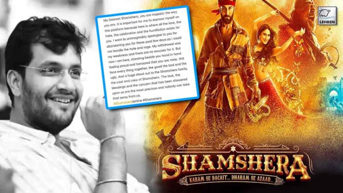 Shamshera Director Karan Malhotra Opens Up As Film Falls Flat At Box Office (1)