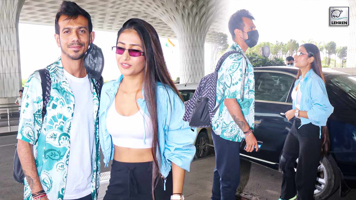Amid Divorce Rumours, Dhanshree Hugs Yuzvendra At Airport