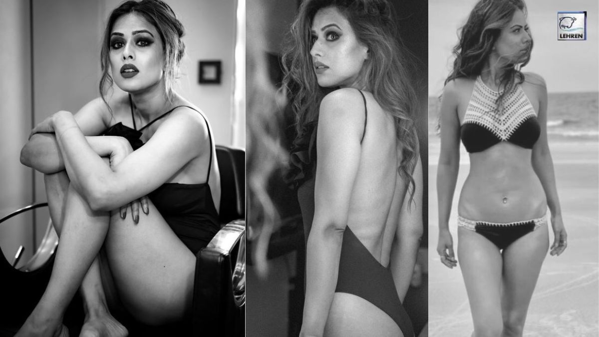Nia Sharma Hot Pics In Sexy Backless Monokini Go Viral