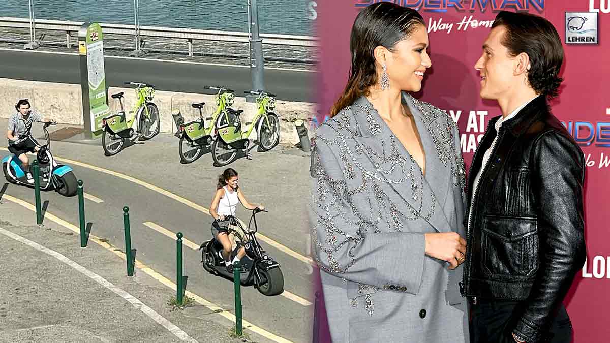 Tom Holland And Zendaya Take A Romantic Scooter Ride