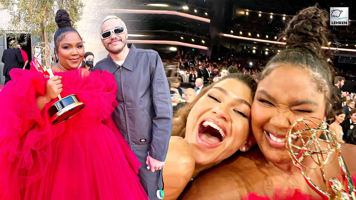 Lizzo Shares Selfies From Emmys With Zendaya, Pete Davidson