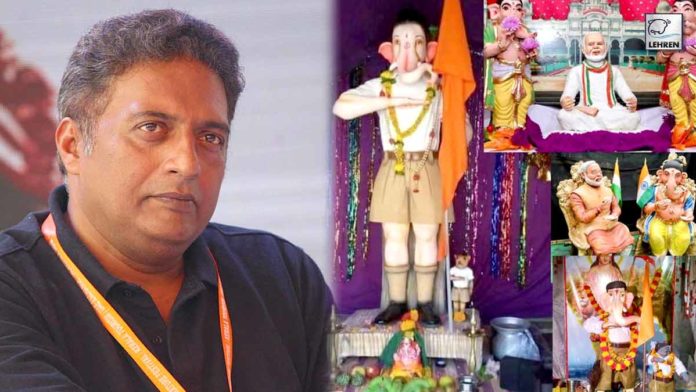 Prakash Raj's Sarcastic Tweet On Ganesh Idols Inspired By BJP, KGF & Pushpa