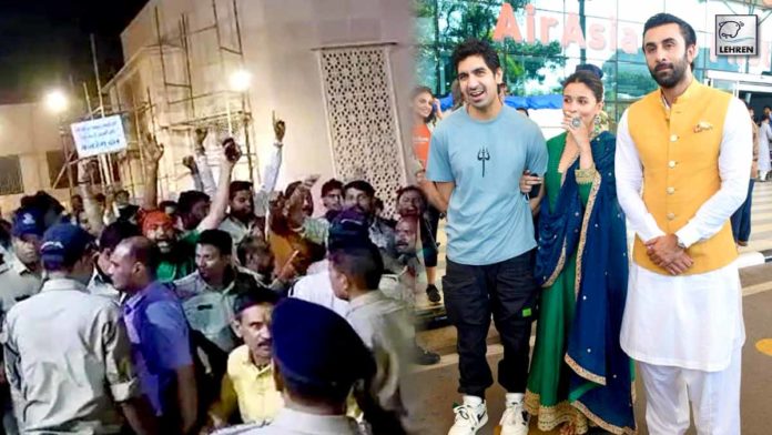 Ranbir-Alia Stopped From Entering Ujjain Temple By Angry Crowd