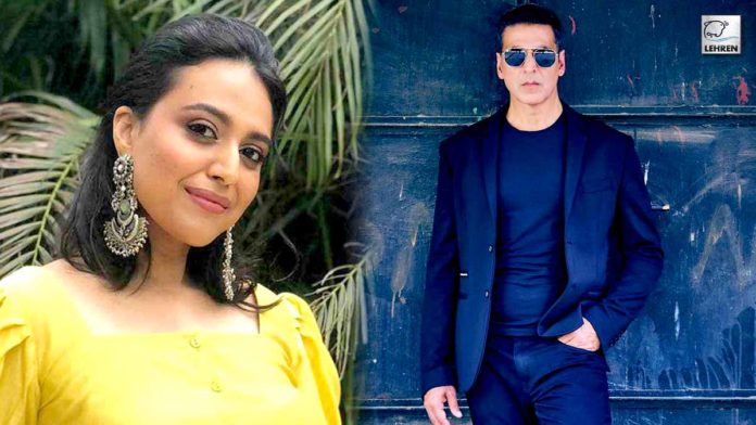 Swara Bhasker Doesnt Agree With Akshay Kumar But Dont Want His Films To Flop