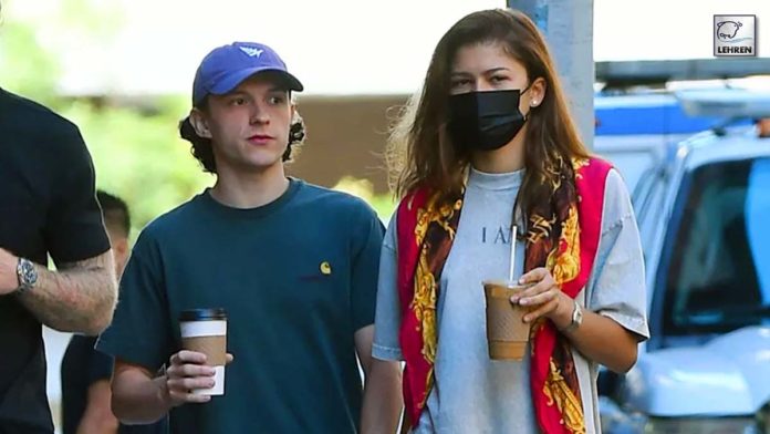 Zendaya Takes A Stroll With Tom Holland