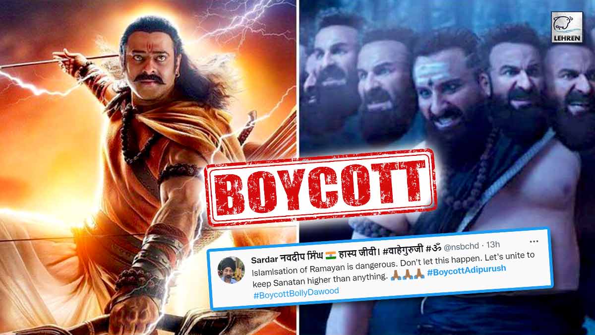 Boycott Adipurush Trends On Twitter Know Why Prabhas Saif Ali Khan Kriti Sanon Film Is Being Trolled