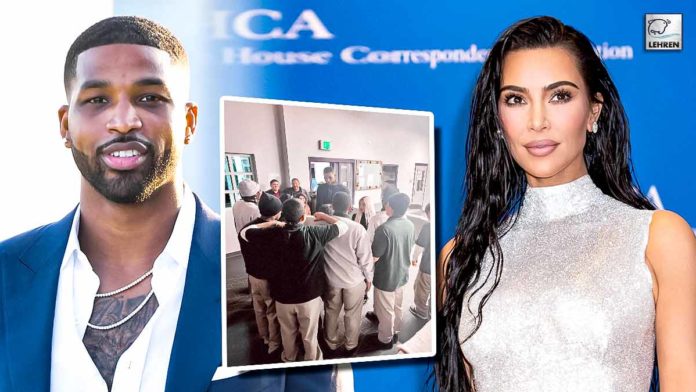Kim Kardashian Joins Tristan Thompson For Friendsgiving