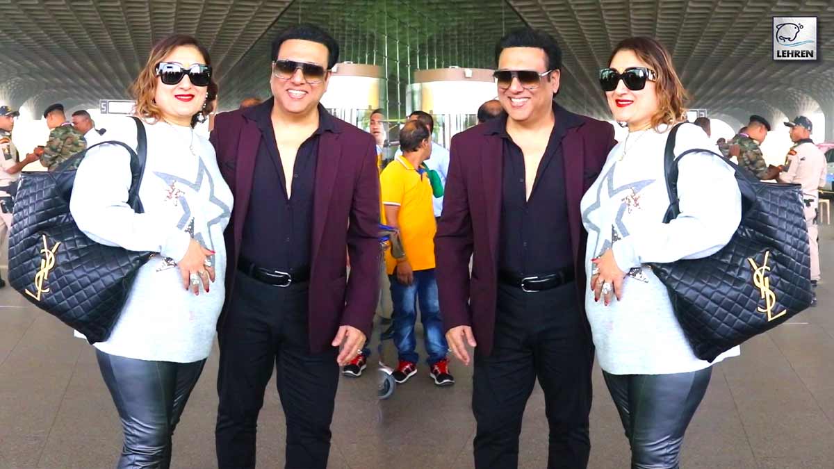 Govinda & His Wife Fly Out Of Mumbai For Year-End Vacation