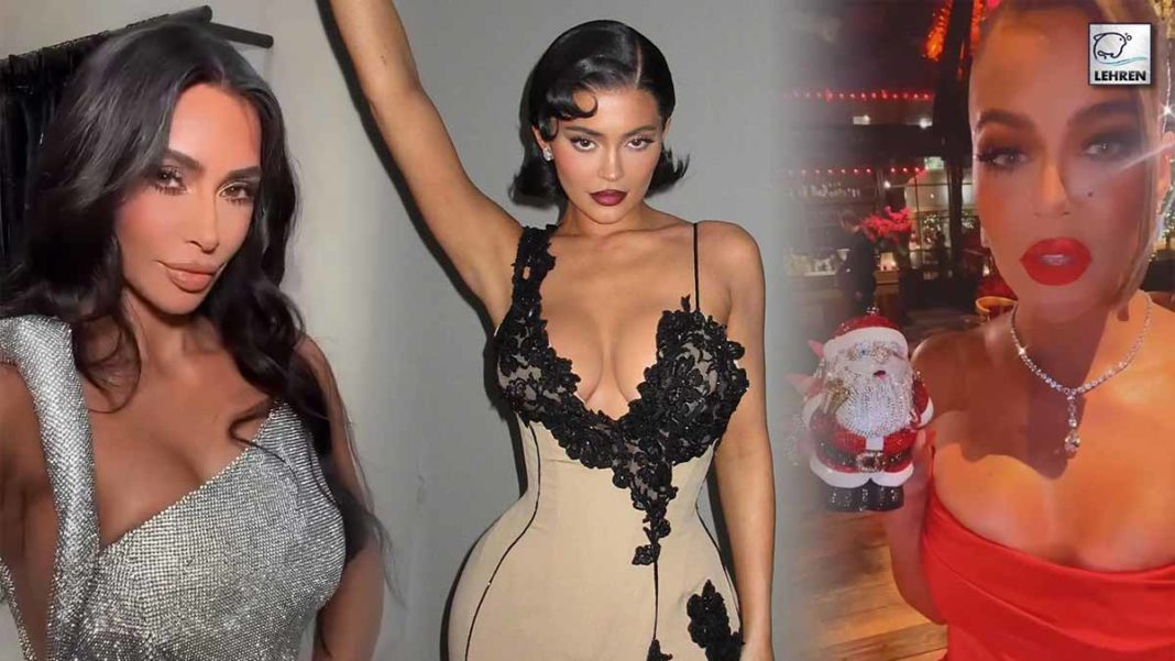 Kardashian-Jenner Clan Display Glamour At Christmas Party