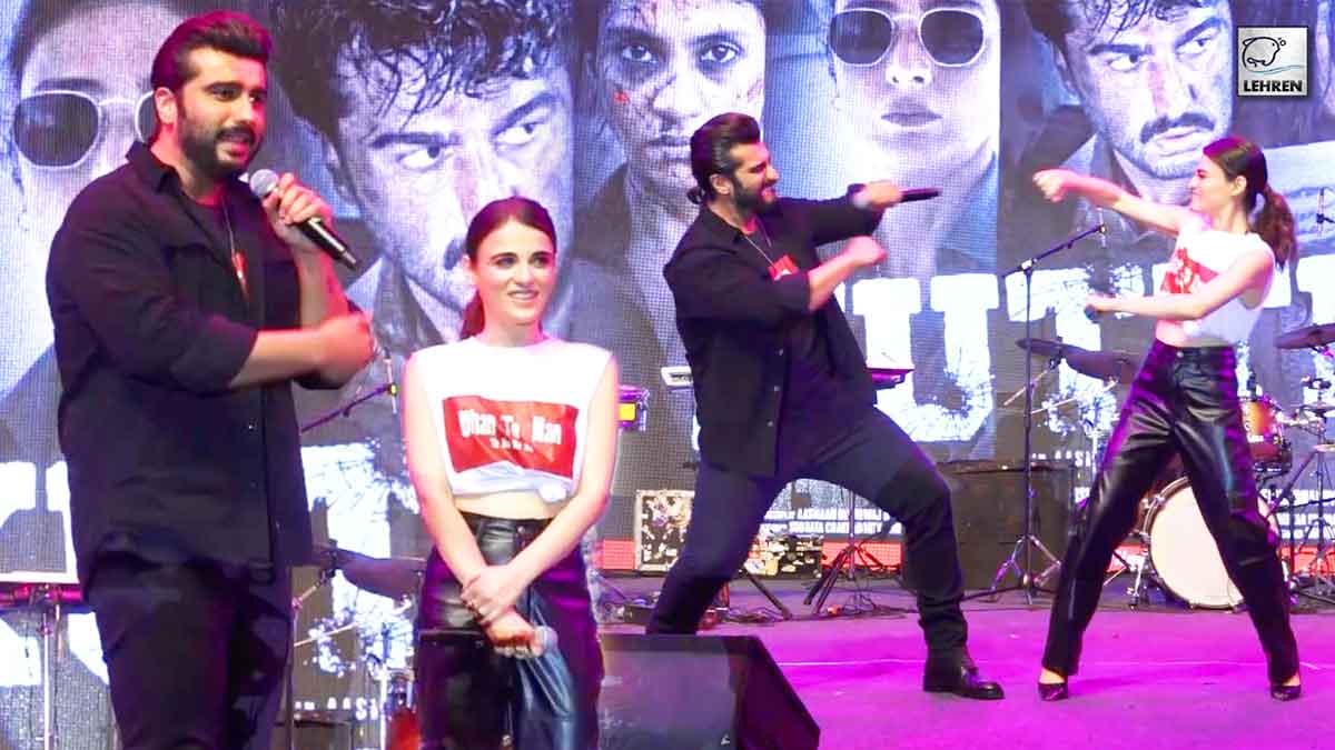 Arjun Kapoor & Radhika Madan Dance While Promoting 'Kuttey'