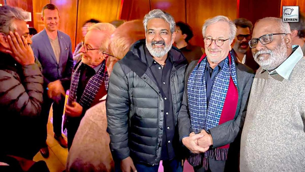 See SS Rajamouli's Fanboy Moment As He Meets His 'God' Steven Spielberg 