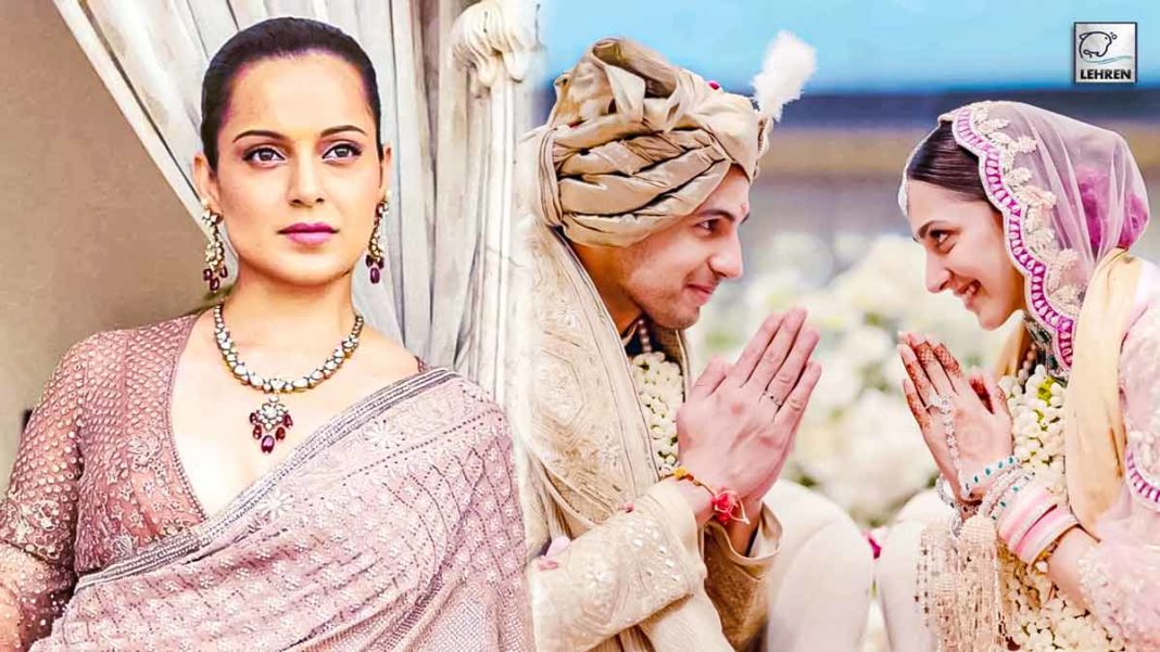Kangana Ranaut Blesses Sid-Kiara On Their Wedding