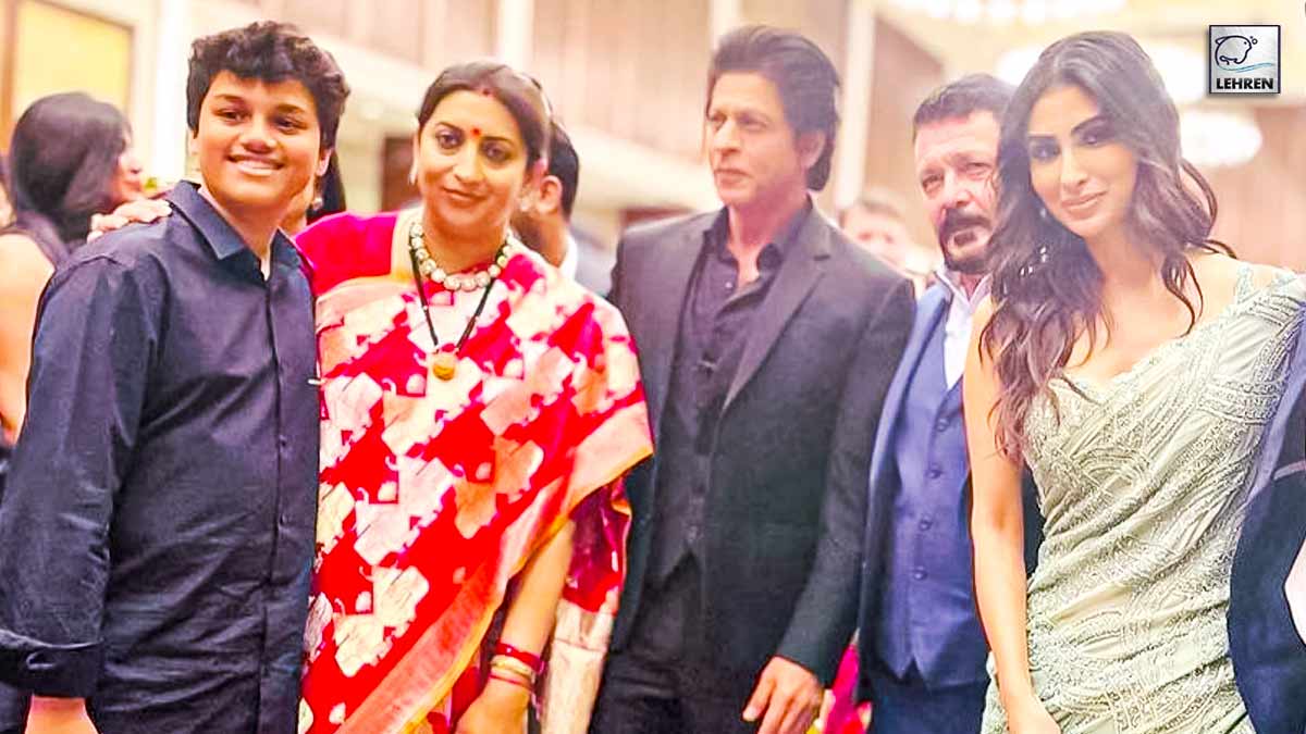 Shah Rukh Khan attends Smriti's daughter's wedding reception