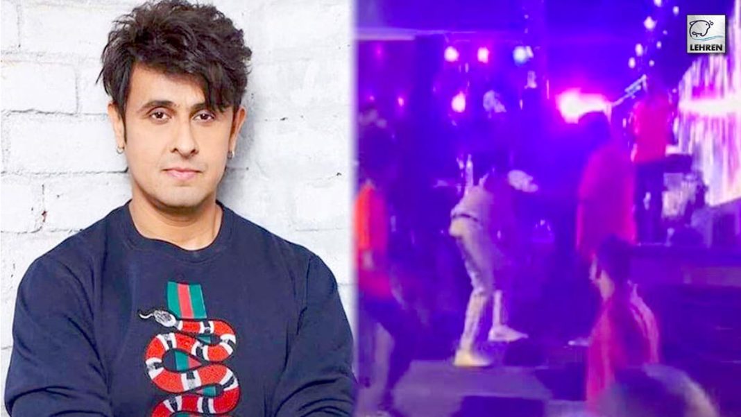 sonu nigam attacked by mla s son