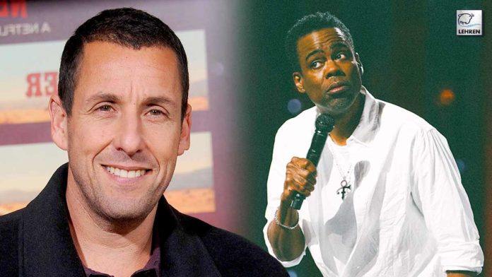 adam sandler response on chris rock roast on will smith