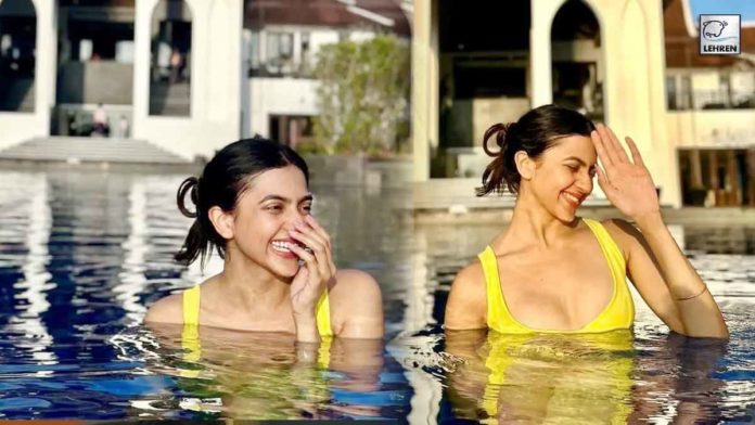 Kashika Kapoor Oozes Oomph In A Yellow Outfit As She Enjoys A Pool Day In Phuket