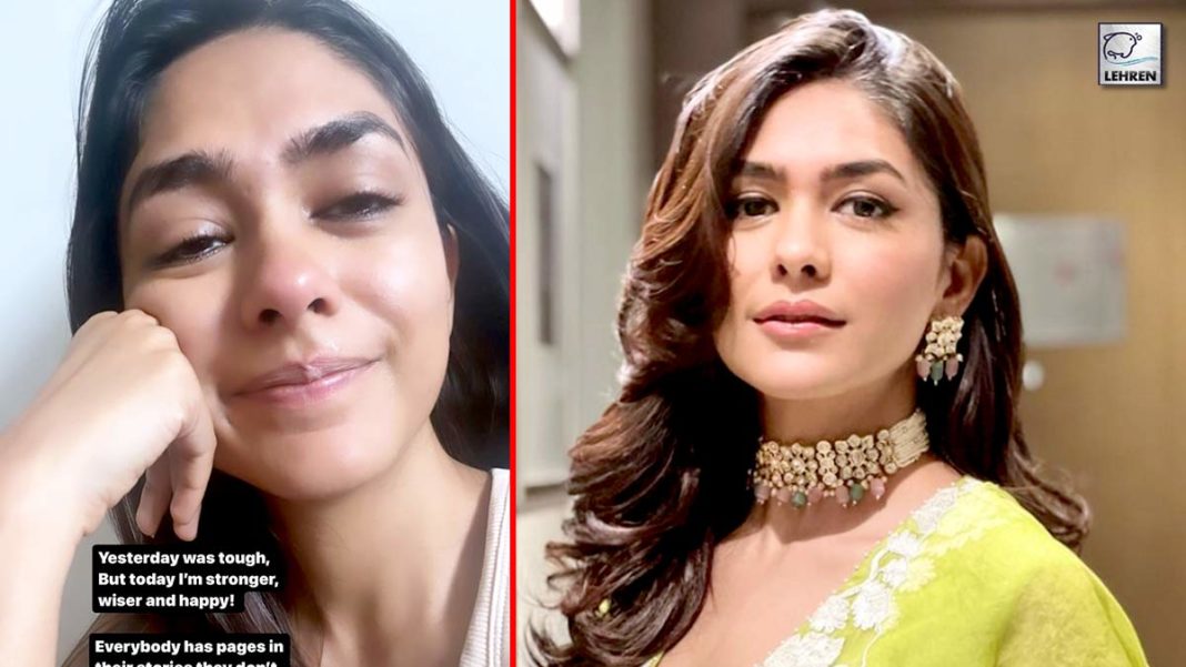 Mrunal Thakur Cries And Shares Cryptic Note, Fans Get Worried