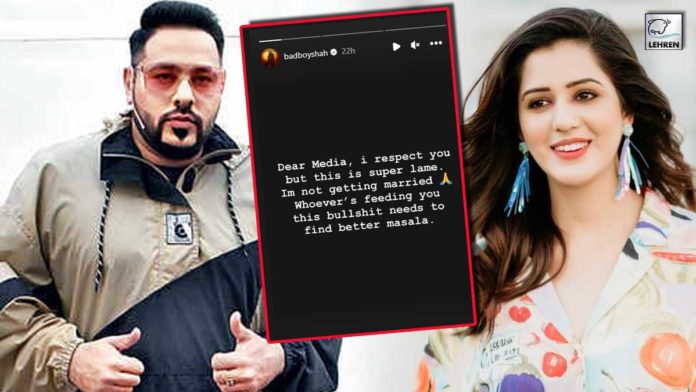 Rapper Badshah Breaks Silence On His Wedding Rumors With Isha Rikhi