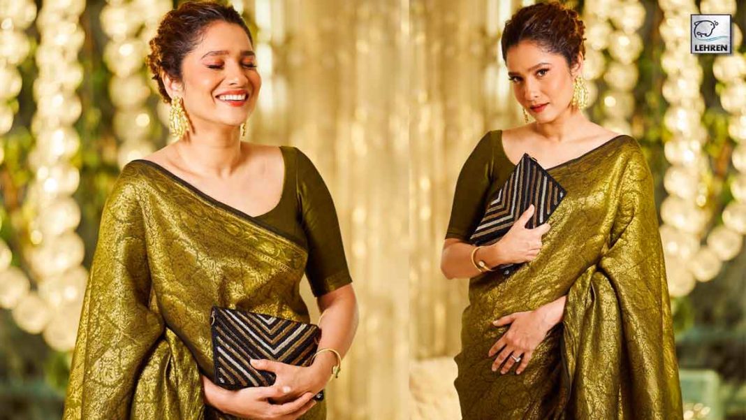 ankita lokhande flaunts her baby bump