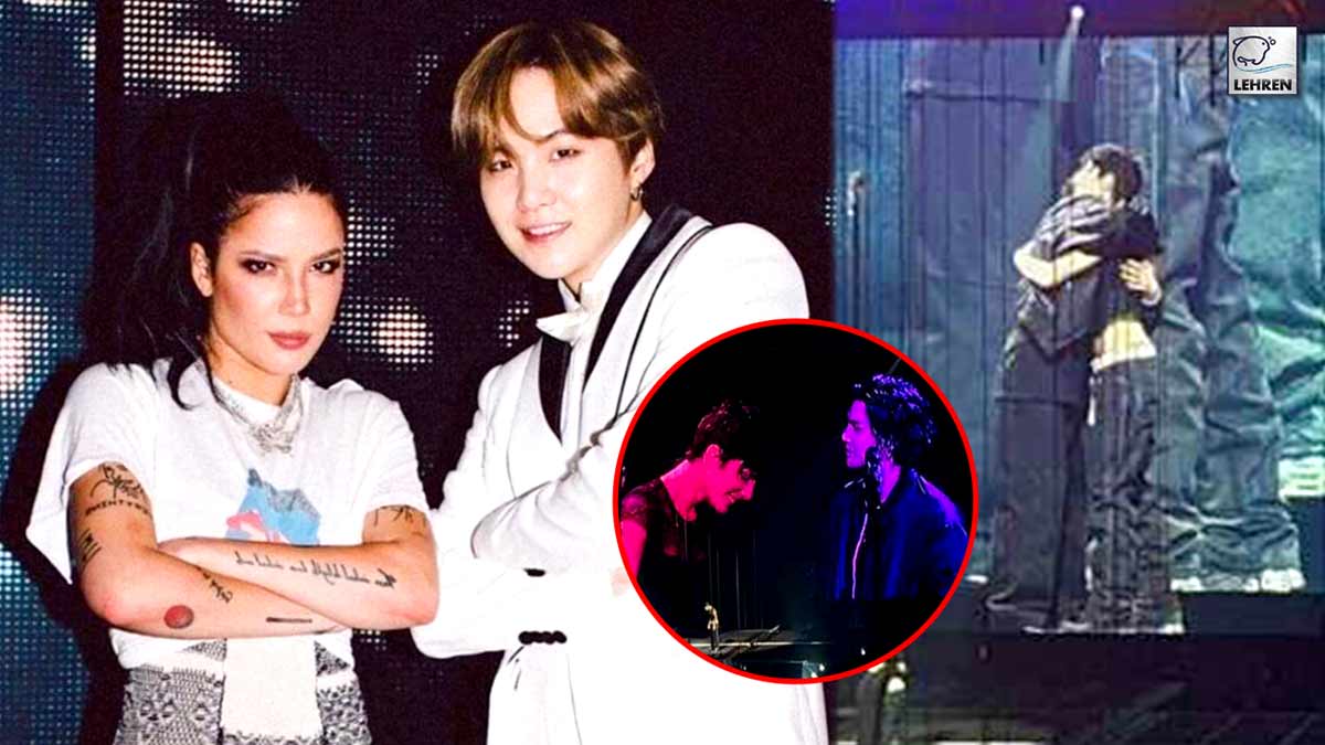 halseys surprise audience as she appeared on bts suga concert