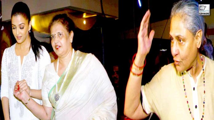 in a viral video jaya bachchan pushed aishwarya Rai mother