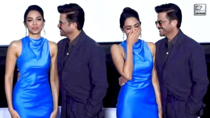 anil kapoor troll as he holds sobhita dhulipala tight from her waist
