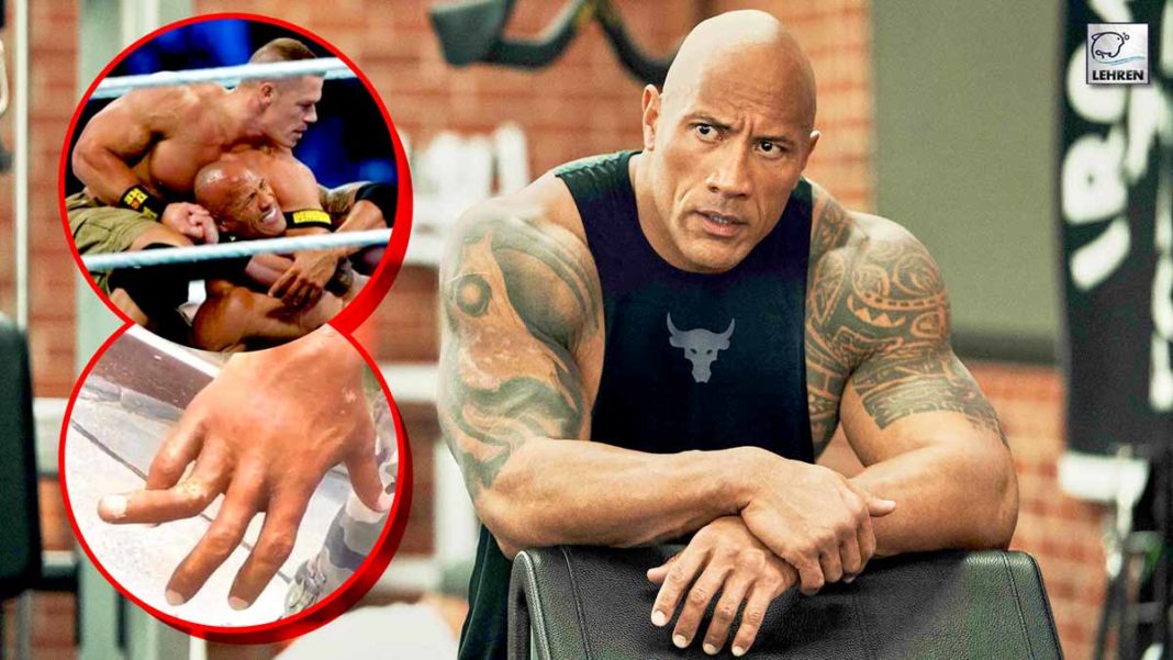 dwayne johnson still receives money from wwe for an accident