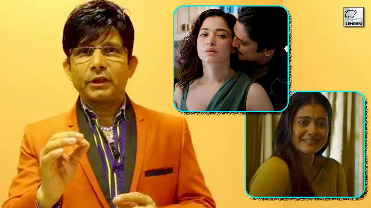 1200px x 675px - KRK Mocked Lust Stories 2 Actors Kajol And Tamannaah Bhatia, Aged 55 And  35, Doing Intimate Scenes